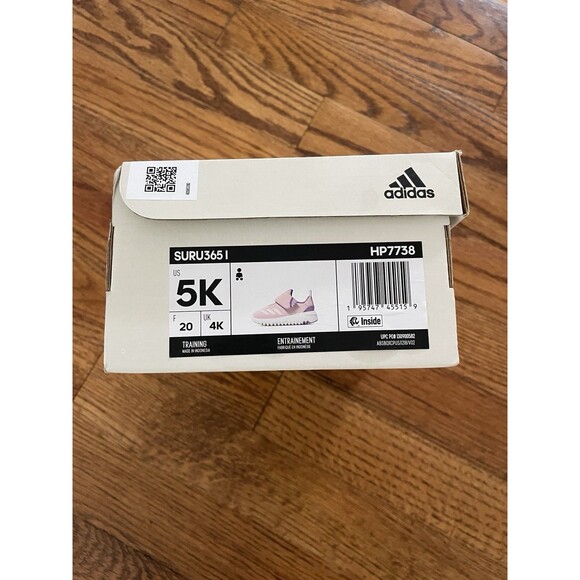 adidas Pink Purple Suru365 Training Slip-On Baby Toddler Shoes Strap Size 5K - Picture 10 of 12